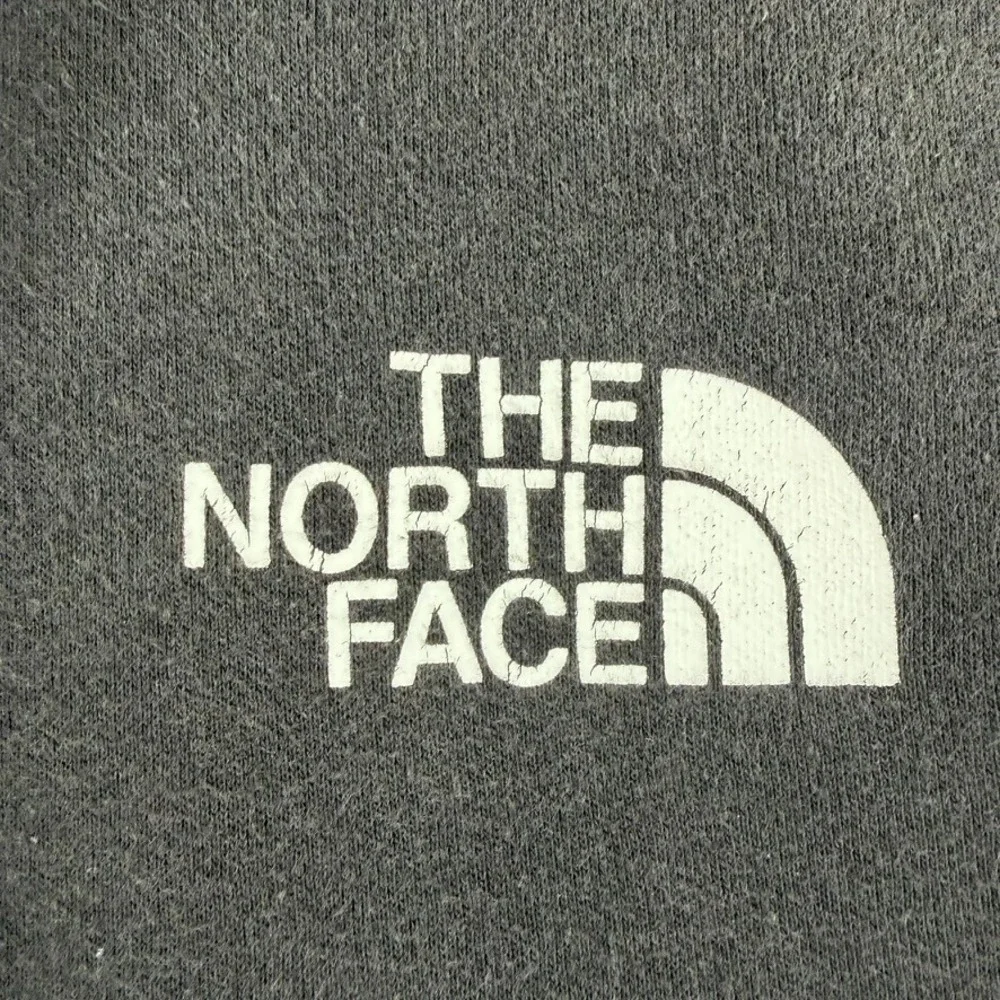 The North Face Hoodie Mens Large Black Pullover Logo Fleece Sweatshirt Graphic